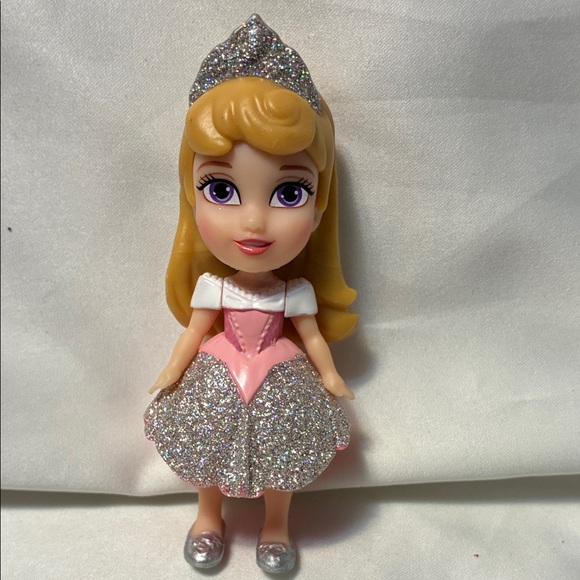 Disney Other - Disney My First Mini Princess Aurora Doll with Pink Dress 3”